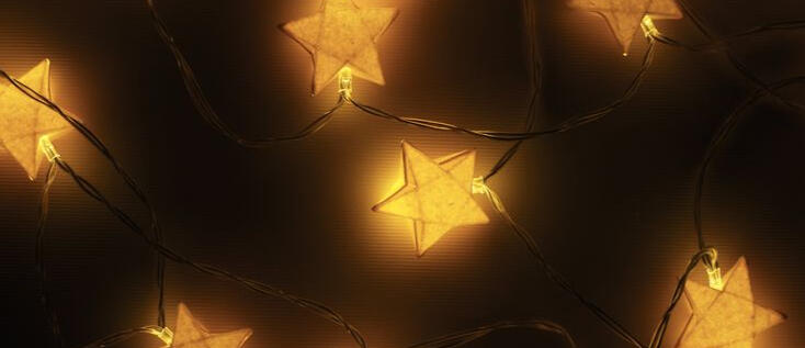 paper star garland